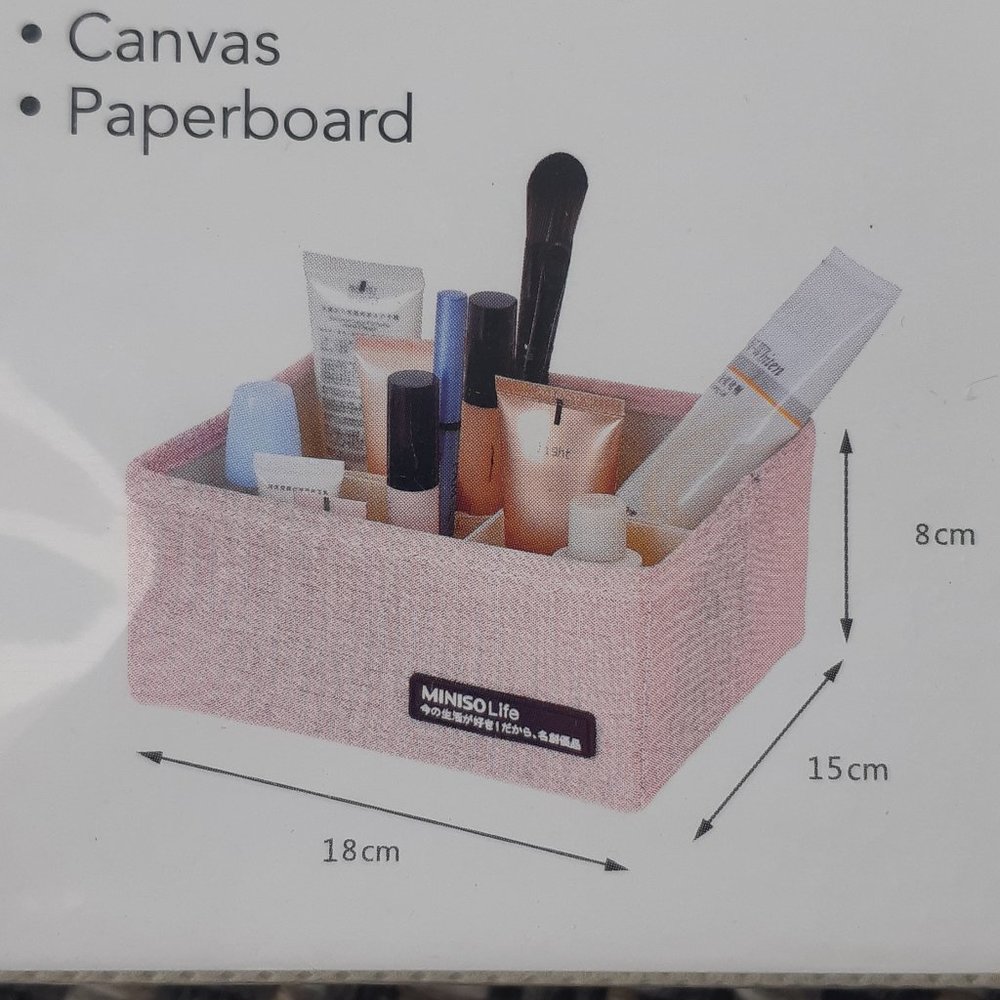 Miniso Pink Desk Organizer